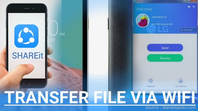 Mengenal Transfer File via Wifi di LG Max Menggunakan ShareIt Terbaru
