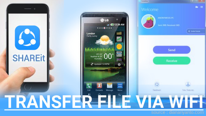 Tutorial Transfer File via Wifi di LG Optimus 3D P920 Menggunakan ShareIt Terbaru