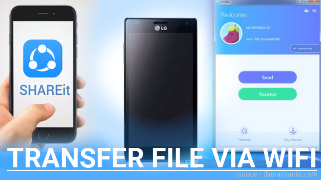 Mengenal Transfer File via Wifi di LG Optimus 4X HD P880 Menggunakan ShareIt Terbaru