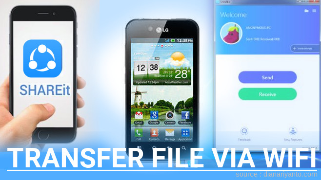 Tutorial Transfer File via Wifi di LG Optimus Black P970 Menggunakan ShareIt Terbaru
