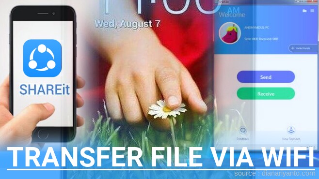 Kirim dan Transfer File via Wifi di LG Optimus G Pro Lite Dual D686 Menggunakan ShareIt Terbaru