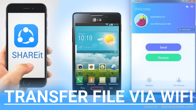 Tutorial Transfer File via Wifi di LG Optimus L4 II Dual E445 Menggunakan ShareIt Terbaru