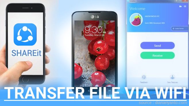 Mudahnya Transfer File via Wifi di LG Optimus L7 II Dual P715 Menggunakan ShareIt Terbaru