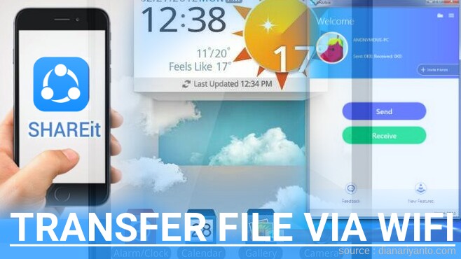 Cara Mudah Transfer File via Wifi di LG P720 Optimus 3D MAX Menggunakan ShareIt Terbaru