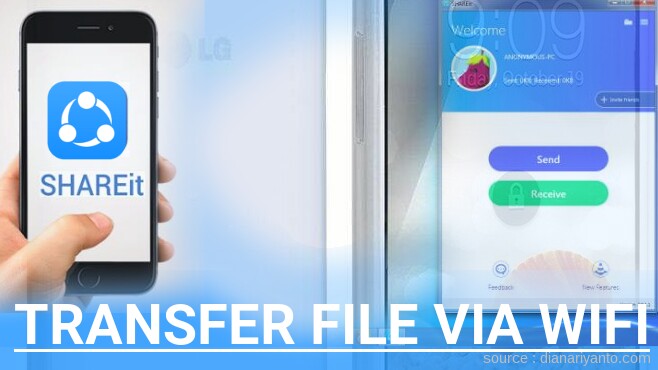 Cara Mudah Transfer File via Wifi di LG P760 Optimus L9 Menggunakan ShareIt Terbaru