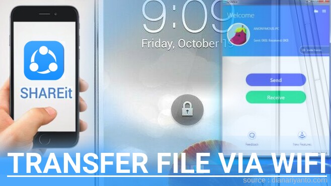 Transfer File via Wifi di LG P765 Optimus L9 Menggunakan ShareIt Versi Baru