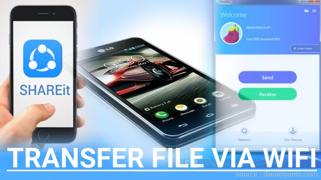 Tutorial Transfer File via Wifi di LG P875 Optimus F5 Menggunakan ShareIt Versi Baru