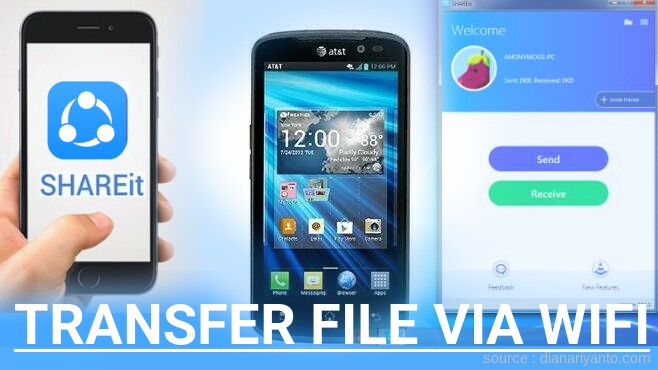 Transfer File via Wifi di LG P930 Nitro HD (Optimus LTE) Menggunakan ShareIt Versi Baru