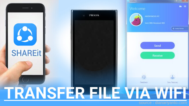 Mengenal Transfer File via Wifi di LG P940 Prada 3.0 Menggunakan ShareIt Terbaru