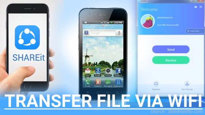 Tutorial Transfer File via Wifi di LG P970 Optimus Black Menggunakan ShareIt Versi Baru