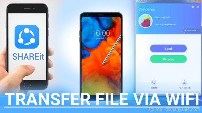 Cara Mudah Transfer File via Wifi di LG Q Stylus+ Menggunakan ShareIt Terbaru