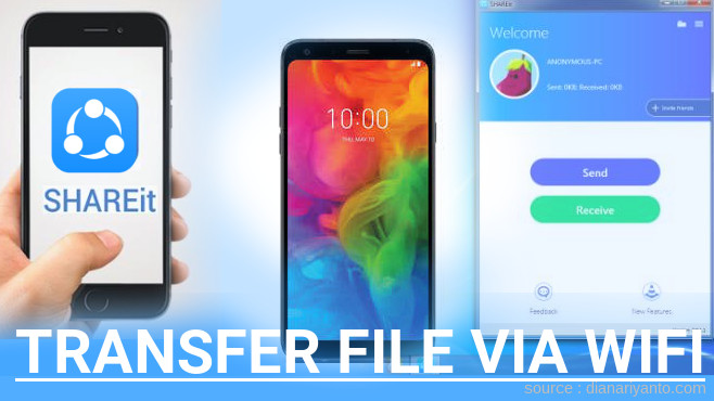 Cara Mudah Transfer File via Wifi di LG Q7 Menggunakan ShareIt Terbaru