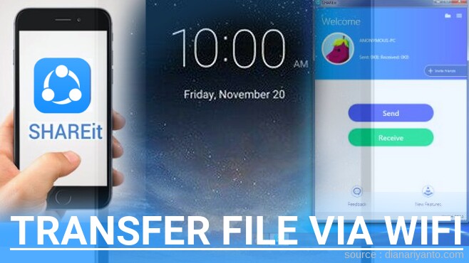 Cara Mudah Transfer File via Wifi di LG Ray X190 Menggunakan ShareIt Terbaru