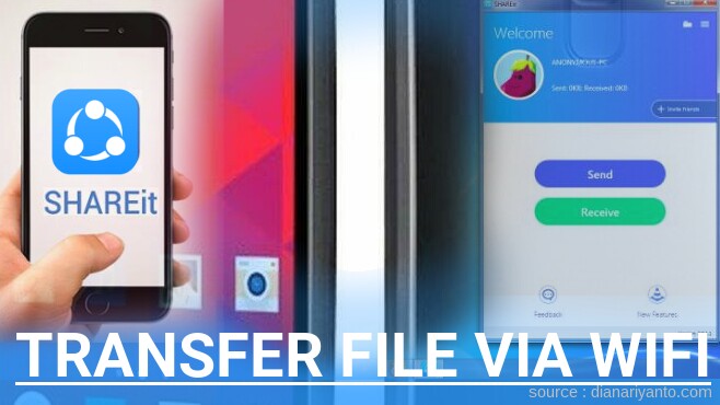 Cara Mudah Transfer File via Wifi di LG Spirit Menggunakan ShareIt Versi Baru