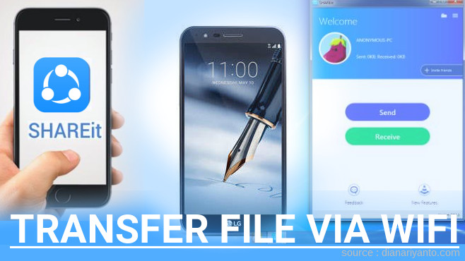 Tutorial Transfer File via Wifi di LG Stylo 3 Plus Menggunakan ShareIt Terbaru