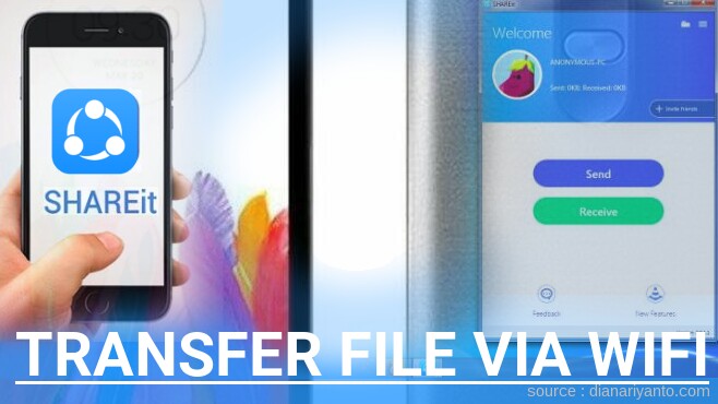 Mudahnya Transfer File via Wifi di LG Stylo 3 Menggunakan ShareIt Terbaru