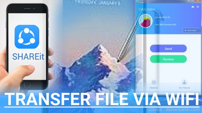 Cara Transfer File via Wifi di LG Stylus Menggunakan ShareIt Terbaru