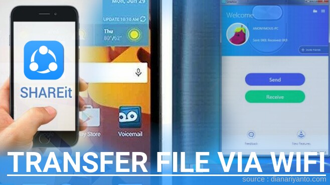 Mudahnya Transfer File via Wifi di LG Tribute 2 Menggunakan ShareIt Versi Baru
