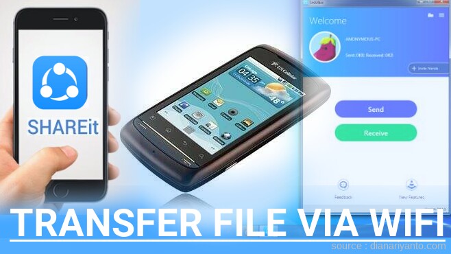 Mengenal Transfer File via Wifi di LG US740 Apex Menggunakan ShareIt Terbaru