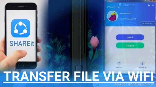 Tips Transfer File via Wifi di LG V50 ThinkQ Menggunakan ShareIt Versi Baru