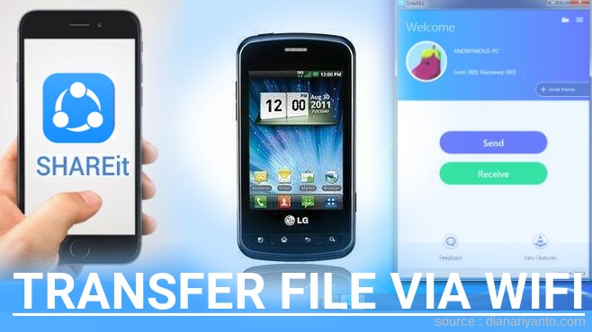 Tips Transfer File via Wifi di LG VS700 Enlighten Menggunakan ShareIt Terbaru