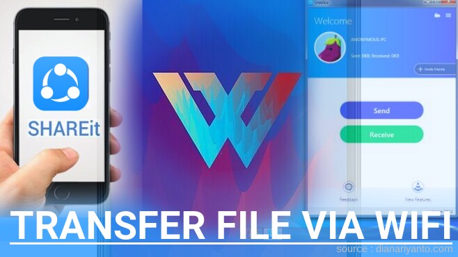 Mudahnya Transfer File via Wifi di LG W30 Menggunakan ShareIt Versi Baru