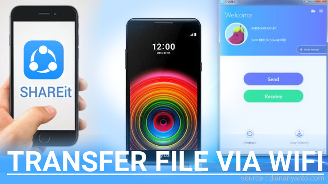 Mengenal Transfer File via Wifi di LG X power Menggunakan ShareIt Versi Baru