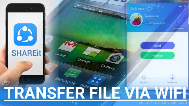 Mengenal Transfer File via Wifi di LG X400 Menggunakan ShareIt Terbaru