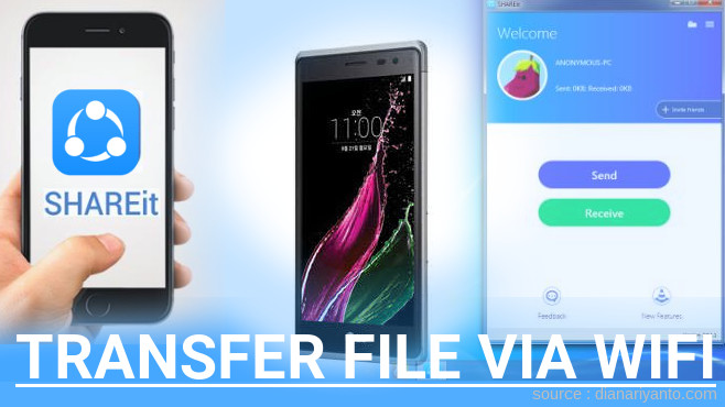 Kirim dan Transfer File via Wifi di LG Zero Menggunakan ShareIt Versi Baru