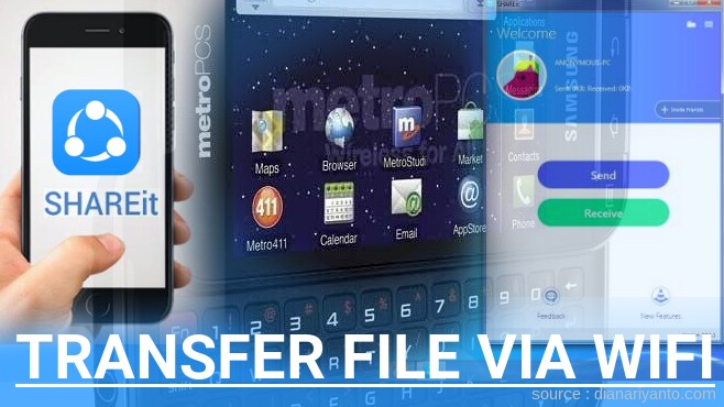Kirim dan Transfer File via Wifi di Samsung Galaxy Indulge R910 Menggunakan ShareIt Terbaru