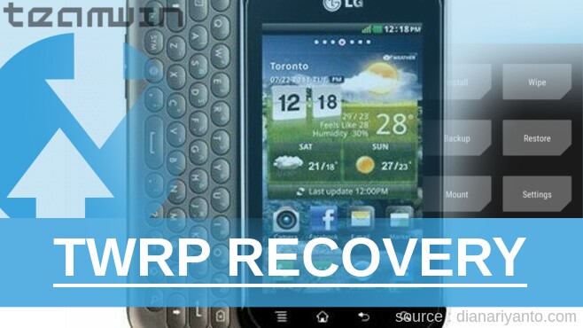 Download TWRP LG C800G Eclypse Tanpa Komputer