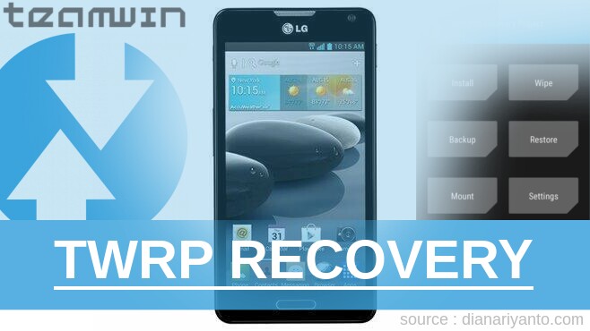 Pasang TWRP LG D500 Optimus F6 Tested