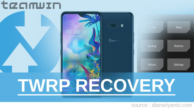 Install TWRP LG G8X ThinQ Paling Simpel