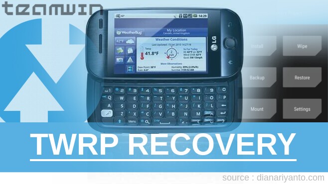 Download TWRP LG GW620 EVE Temp