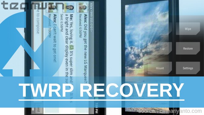 TWRP Recovery LG LS855 Marquee Tanpa Komputer