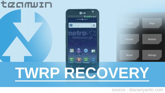 TWRP Recovery LG MS910 Esteem Paling Simpel