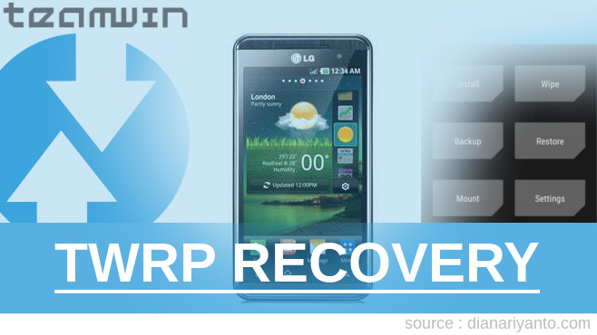 Pasang TWRP LG Optimus 3D P920 Tanpa PC