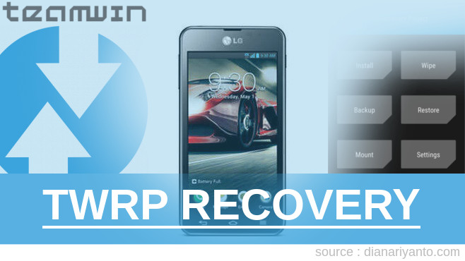 TWRP LG Optimus F5 P875 Tanpa PC