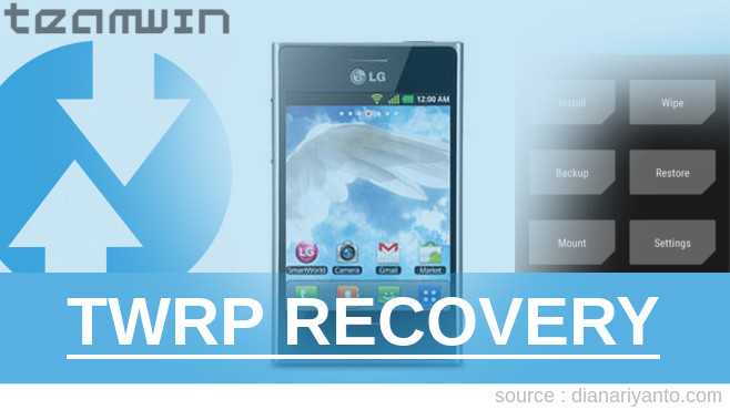 Install TWRP LG Optimus L3 E405 Tanpa Komputer