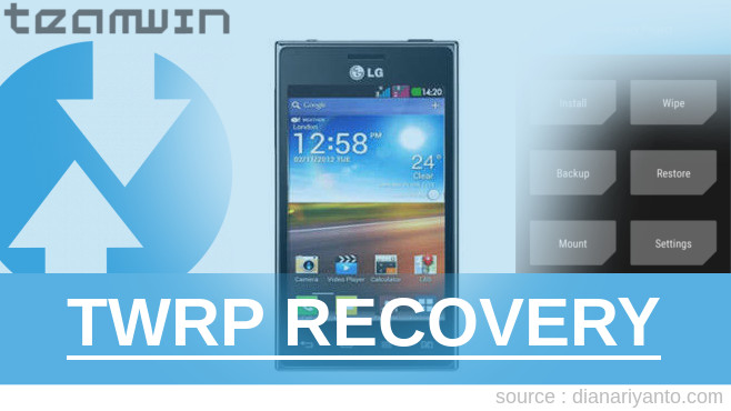 Install TWRP LG Optimus L5 Dual E615 Beta