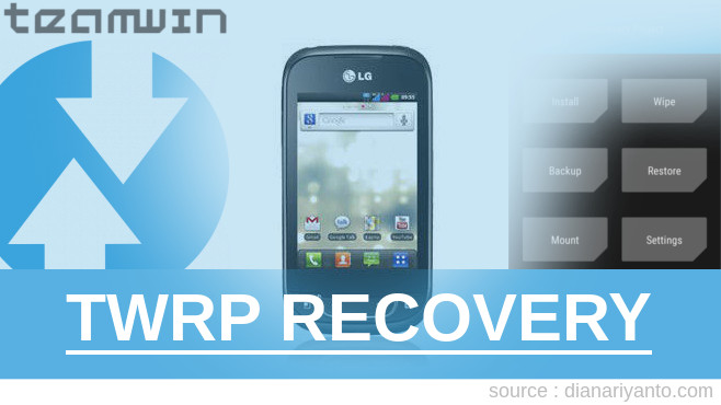 Pasang TWRP LG Optimus Net Dual P698 Tested