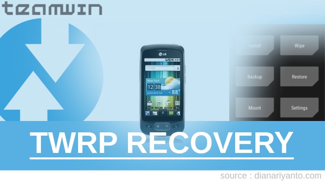 TWRP Recovery LG Optimus One P500 Beta