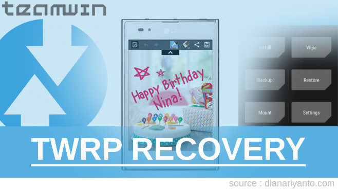 Pasang TWRP LG Optimus VU P895 Tanpa Komputer