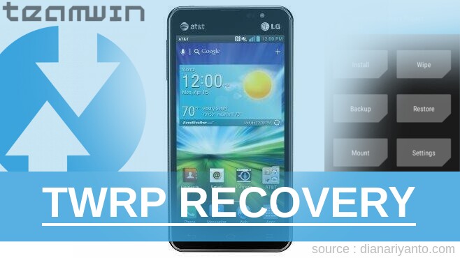 Download TWRP LG P870 Escape Paling Simpel