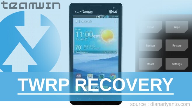 Cara Install TWRP LG VS870 Lucid 2 Tanpa Unlock Bootloader