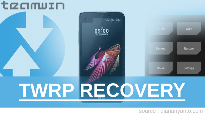 Cara Pasang TWRP LG X screen Tanpa Komputer